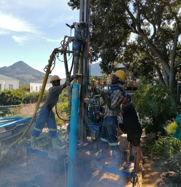 A picture of a borehole